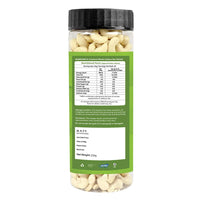 Proseeds Naturals 100% Natural & Crunchy Premium Whole Cashews (W320) 250 Gram Jar x 1, Nutritious & Delicious Nuts | High Fiber, Rich In Protein | (250 grams x Pack of 1)