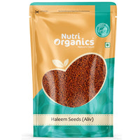 NutriOrganics Halim Seeds 250 Grams - Aliv Seeds | Haleem Seeds | Seeds for Eating | Immunity Booster Superfood | Asaliya, Garden Cress Seeds