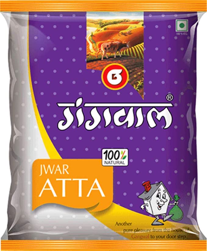 Gangwal Jwar Aata 1kg Pack