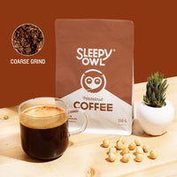 Sleepy Owl Hazelnut French Press Ground Coffee - 250 Gms