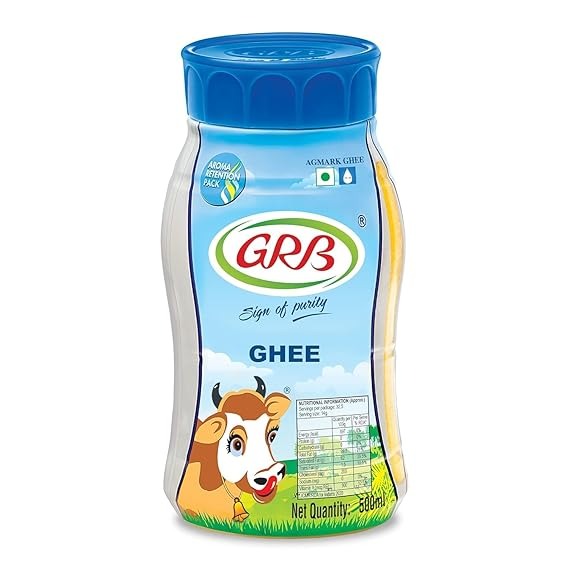 GRB Ghee Bottle - 500 ml(Pack of 2)