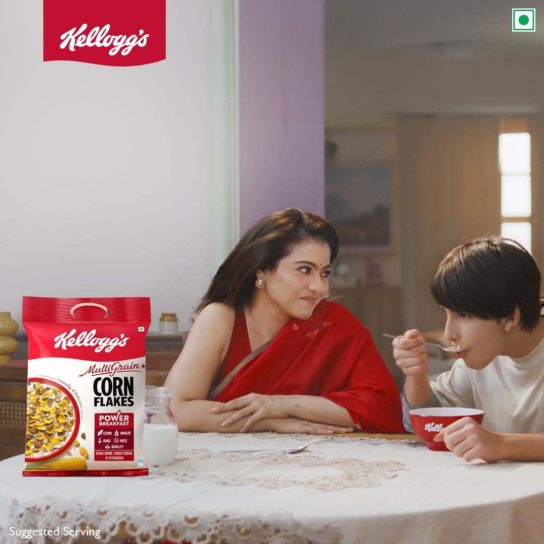 Kellogg's Multigrain Plus Corn Flakes - 450 gms - Veeha Foods