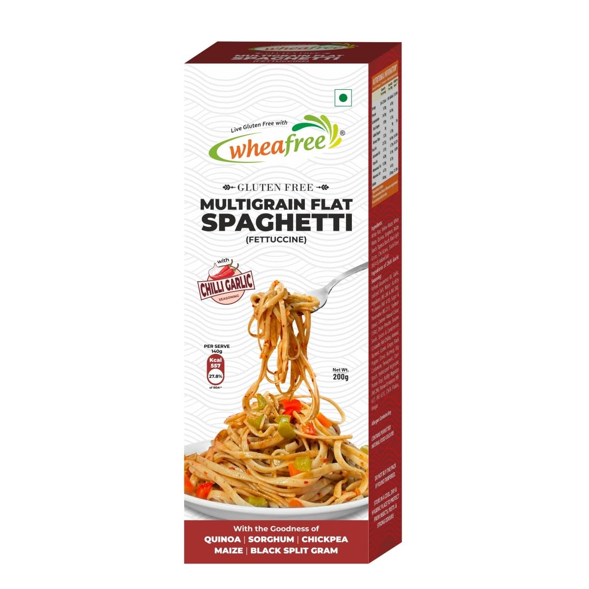 Gluten Free Multigrain Flat Spaghetti - 200g