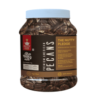 "Nutty Yogi Pecans 1kg jar | All Natural | No Preservatives | No Additives