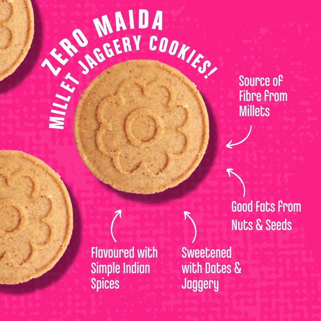 Chota Pack- Multi-grain Millet Jaggery Cookies