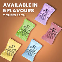 10 Flavoured Coffee Cubes + Shaker