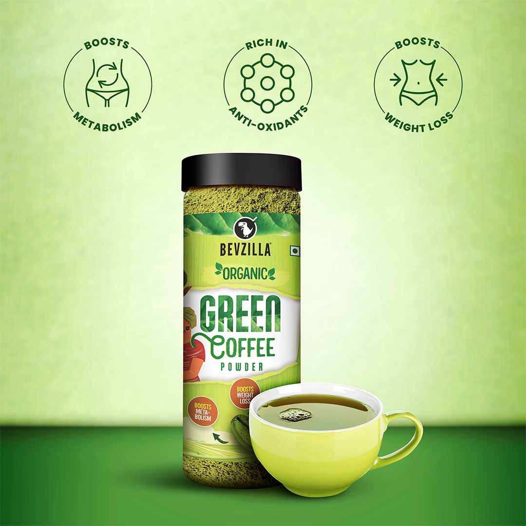 Bevzilla Fatloss Green Coffee Powder - 275GM