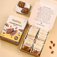 Almond Brittle Gold 14 Pcs Box