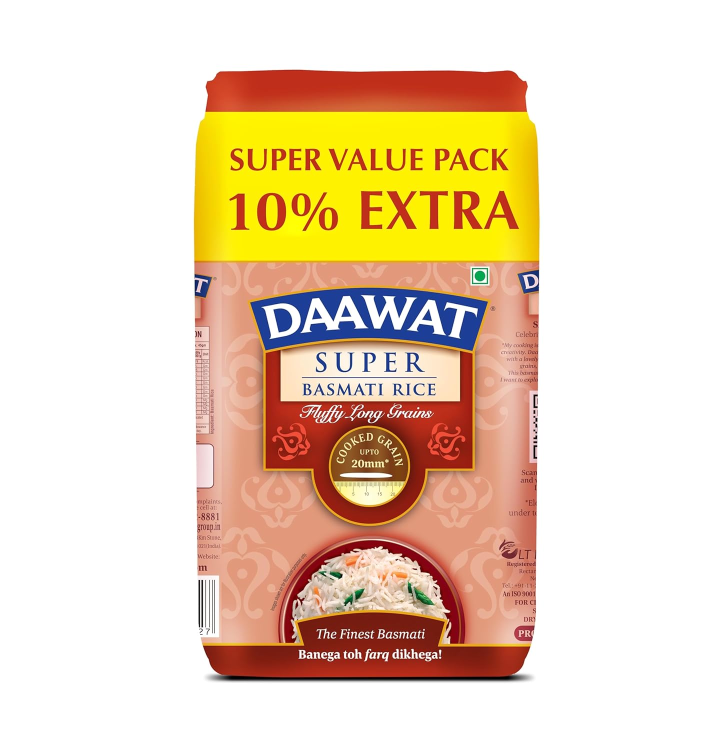 Daawat Super Basmati Rice - 1100 gms - Veeha Foods