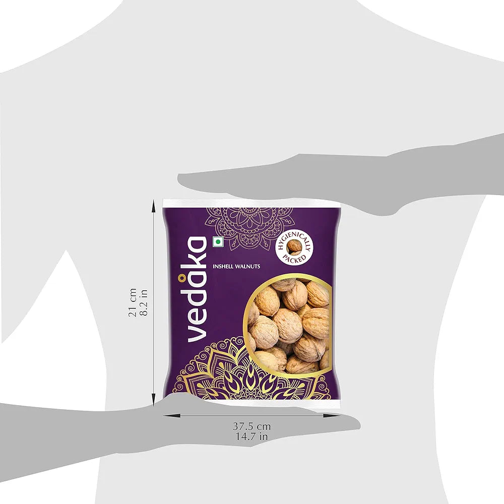Vedaka Premium Inshell Walnuts, 500g