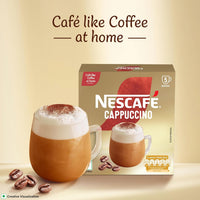 Nescafe Cappuccino Frothy Delicious Coffee - 125 Gms (5 Sachets X 25 Gram)