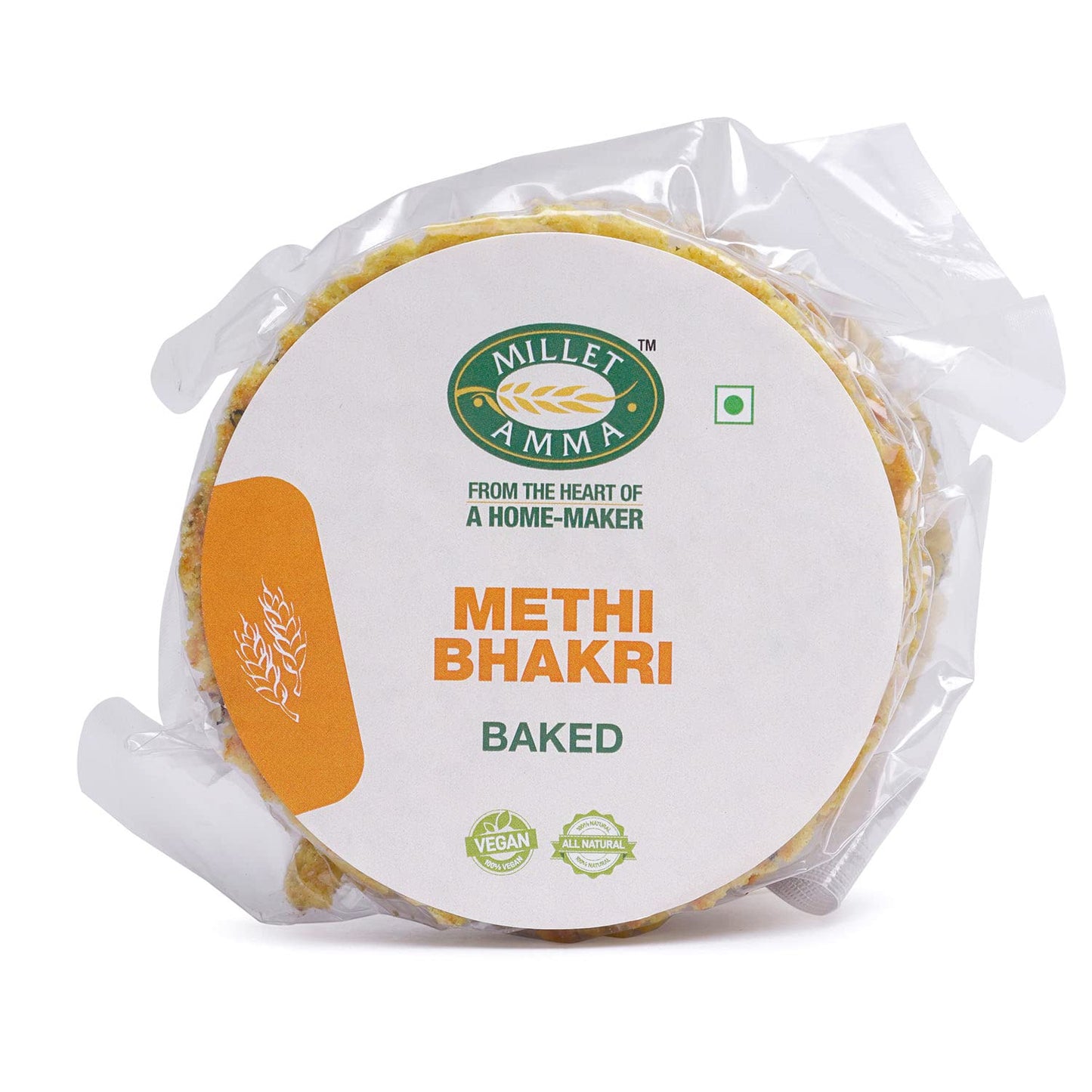 Millet Amma Baked Methi Bhakhri - 180 gms (pack of 2)