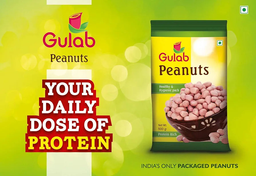 Gulab Raw Peanuts , 500 grams * 2 