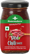 Homemakerz Red Chili Sauce - Hot Sauce - 200 gms