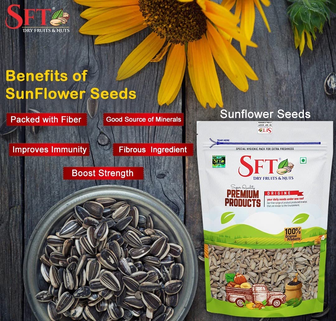 Sft Sunflower Seeds - 1000 gms - Veeha Foods