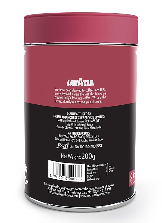 Lavazza Mattino Bold Pure Ground Coffee - 200 gms