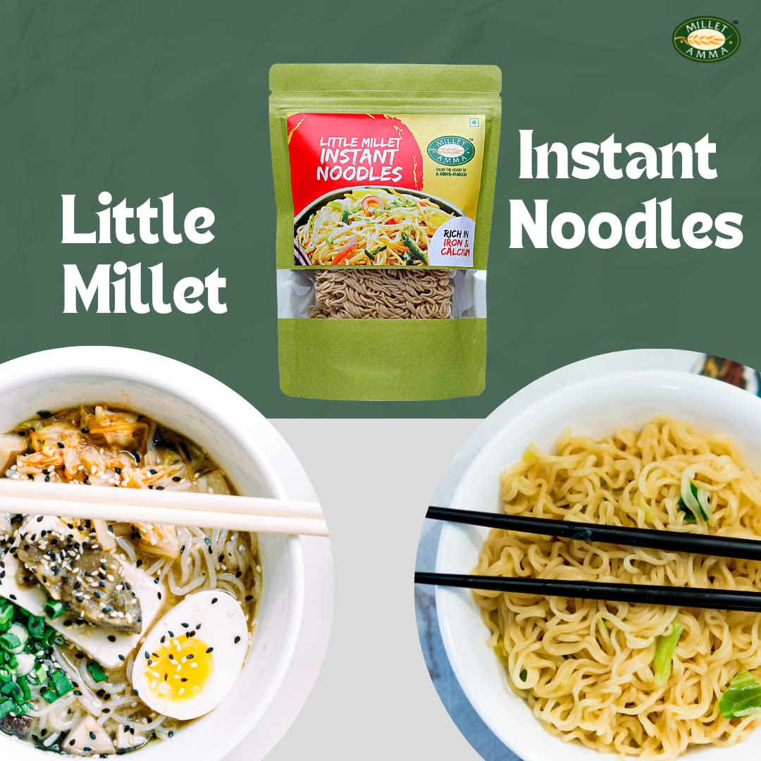 Millet Amma Little Millet Instant Noodles - 175 gms (pack of 2)