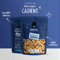 Eat Anytime Mindful Healty Black Papper Cashews - 400 gms