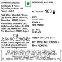 Wagh Bakri Green Tea Leaf - 100 gms