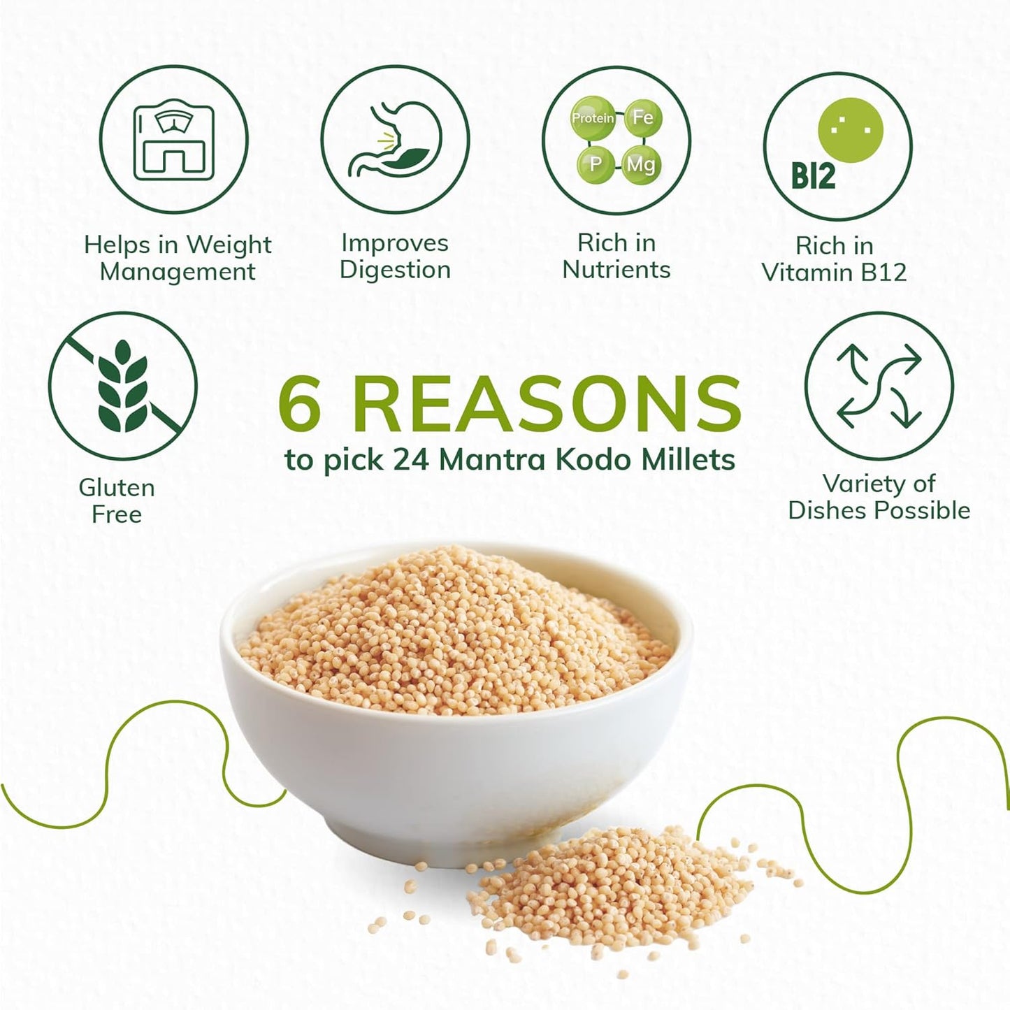 24 Mantra Organic Kodo Millet - 500 gms