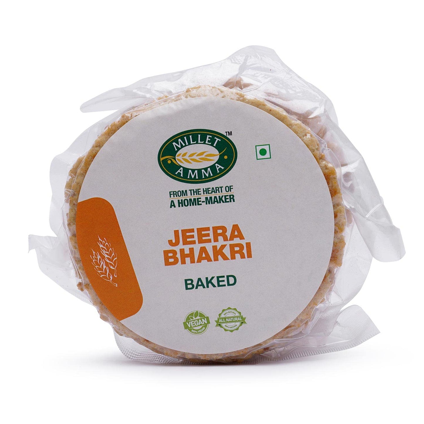 Millet Amma Baked Jeera Bhakhri -180 gms (pack of 2)