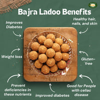 Millet Amma Bajra Ladoo Made with Jaggery - 300 gms