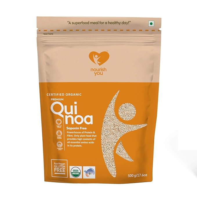 Nourish You Organic Premium White Quinoa - 500 gms