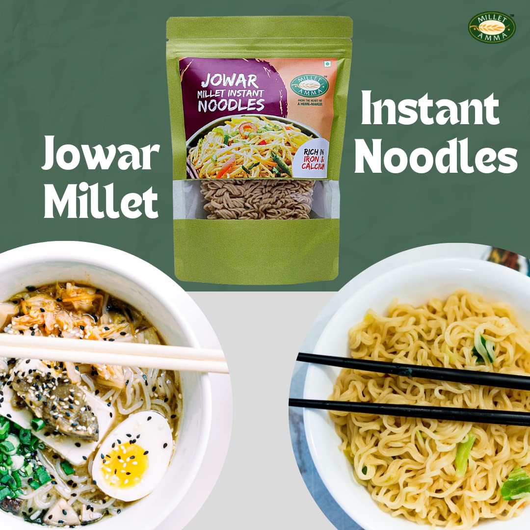 Millet Amma Jowar Millet Instant Noodles - 175 gms (pack of 2)