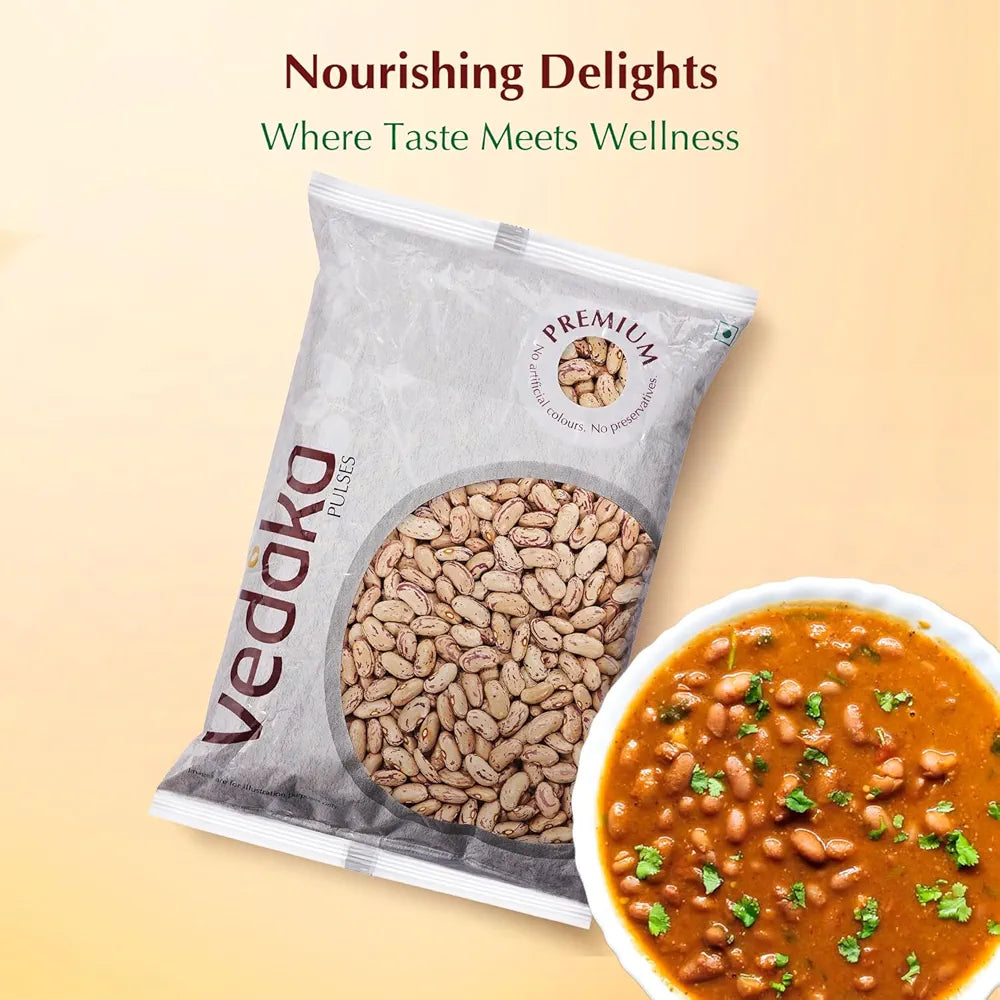 Vedaka Premium Unpolished Chitra Rajma - Veeha Foods