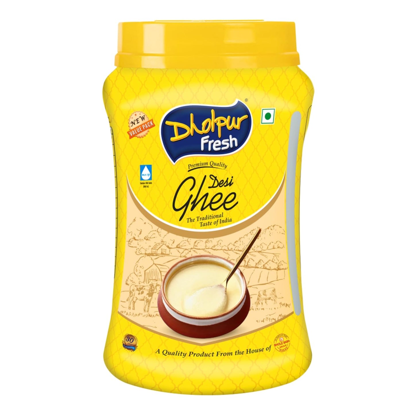 Dholpur Fresh Pure Desi Ghee - 1000 gms