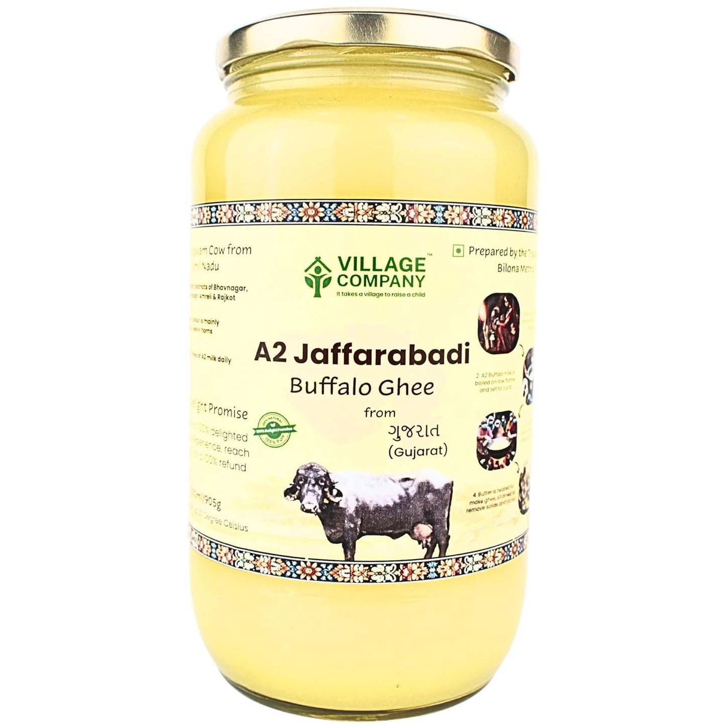 Village Company A2 Buffalo Desi Ghee - 1000 gms