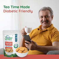 Diabe Smart Diabetic Jeera Biscuits Sugar Free Biscuits - 200 gms (Pack of 2)