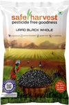 Safe Harvest Pesticide-Free Urad Black Whole Dal - 1 kg
