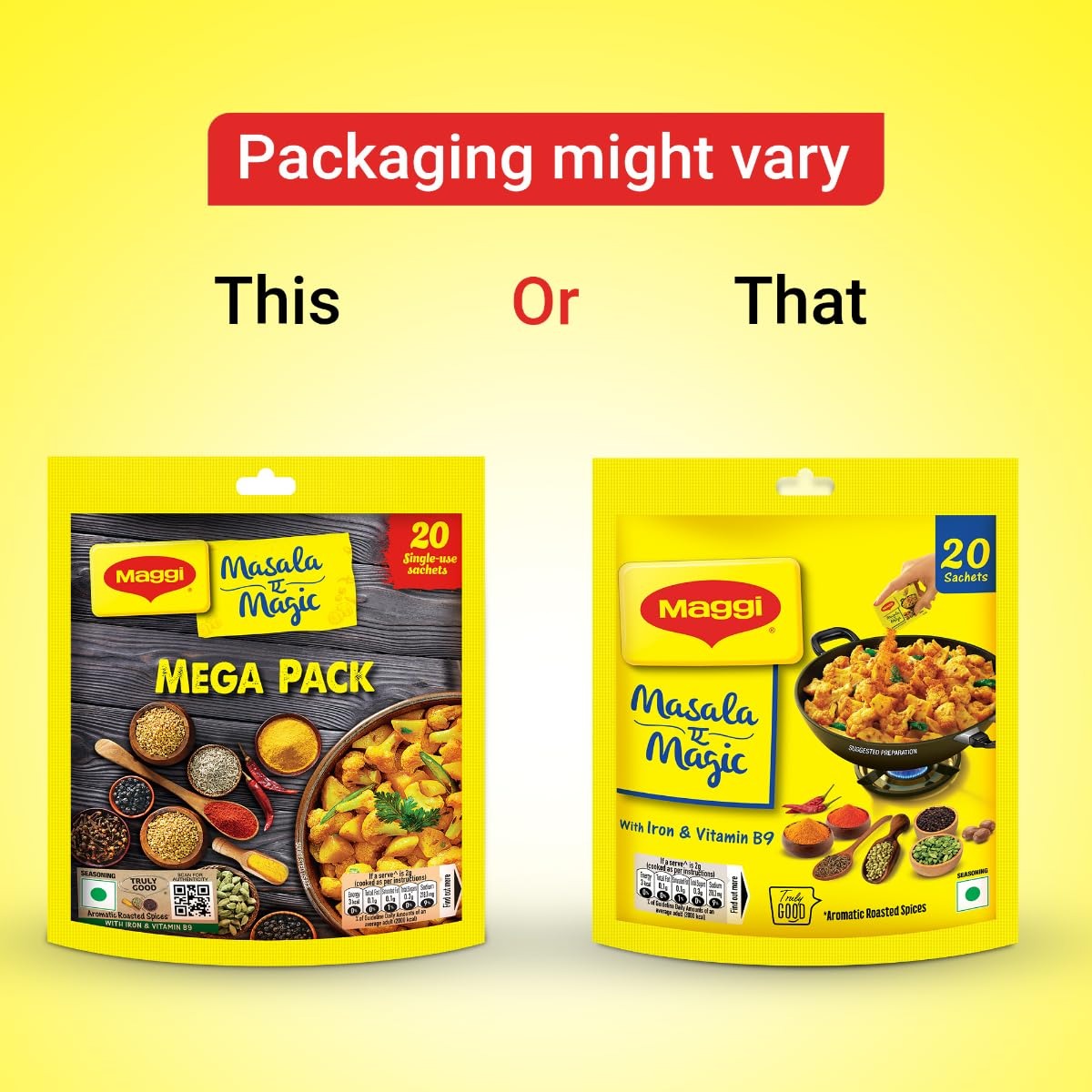 Maggi Masala-ae-Magic Vegetable Masala - 120 gms(6 gms 20 sachets)