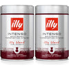 Illy Intenso Bold Roast Ground Coffee - 250 gms Each (Pack of 2)
