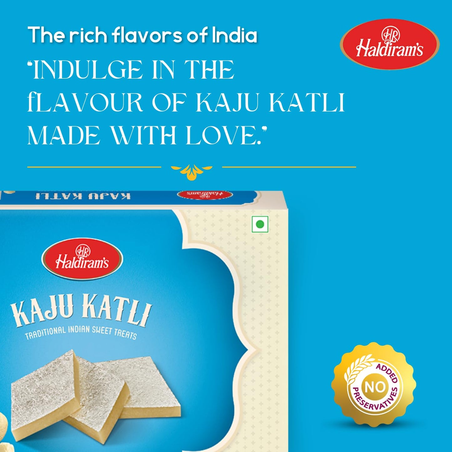 Haldiram's Kaju Katali - 400 gms