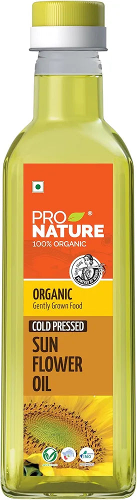 Pro Nature Organic Cold Pressed Sunflower Oil 1 Liter