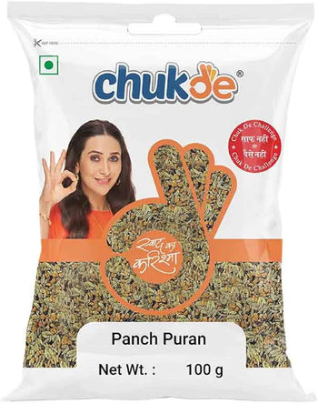 Chukde Panch Puran - Achaar Masala Mix, Whole Spices Blend, 300g, Pack of 100g x 3