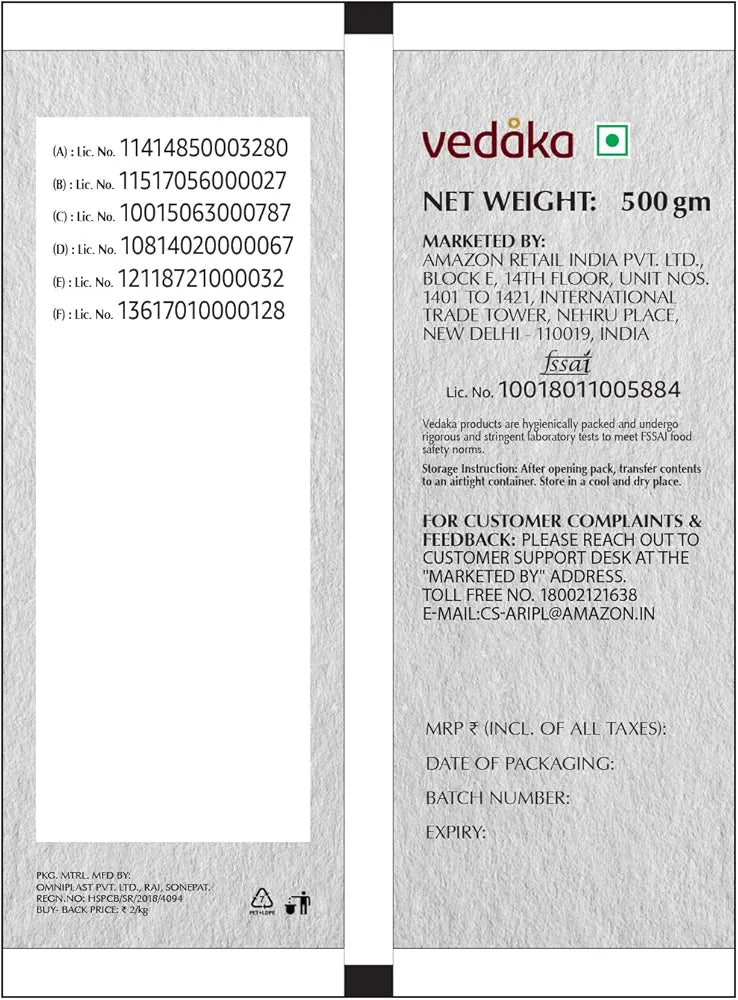 Amazon Brand - Vedaka Refined Wheat Flour , 1kg