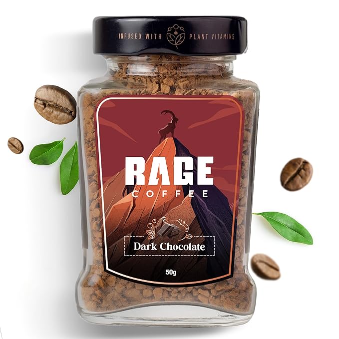 Rage Coffee Dark Chocolate Instant Coffee - 50 gms