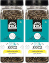 Wonderland Foods Roasted Chia Seeds Pack of 2 Jar - 400 gms