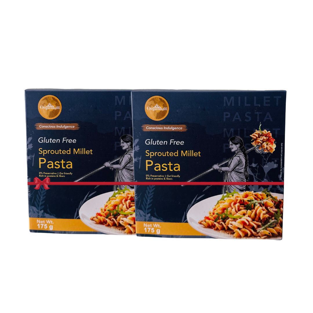 Sprouted Millet Pasta - Pack of 2 (Gluten-Free)