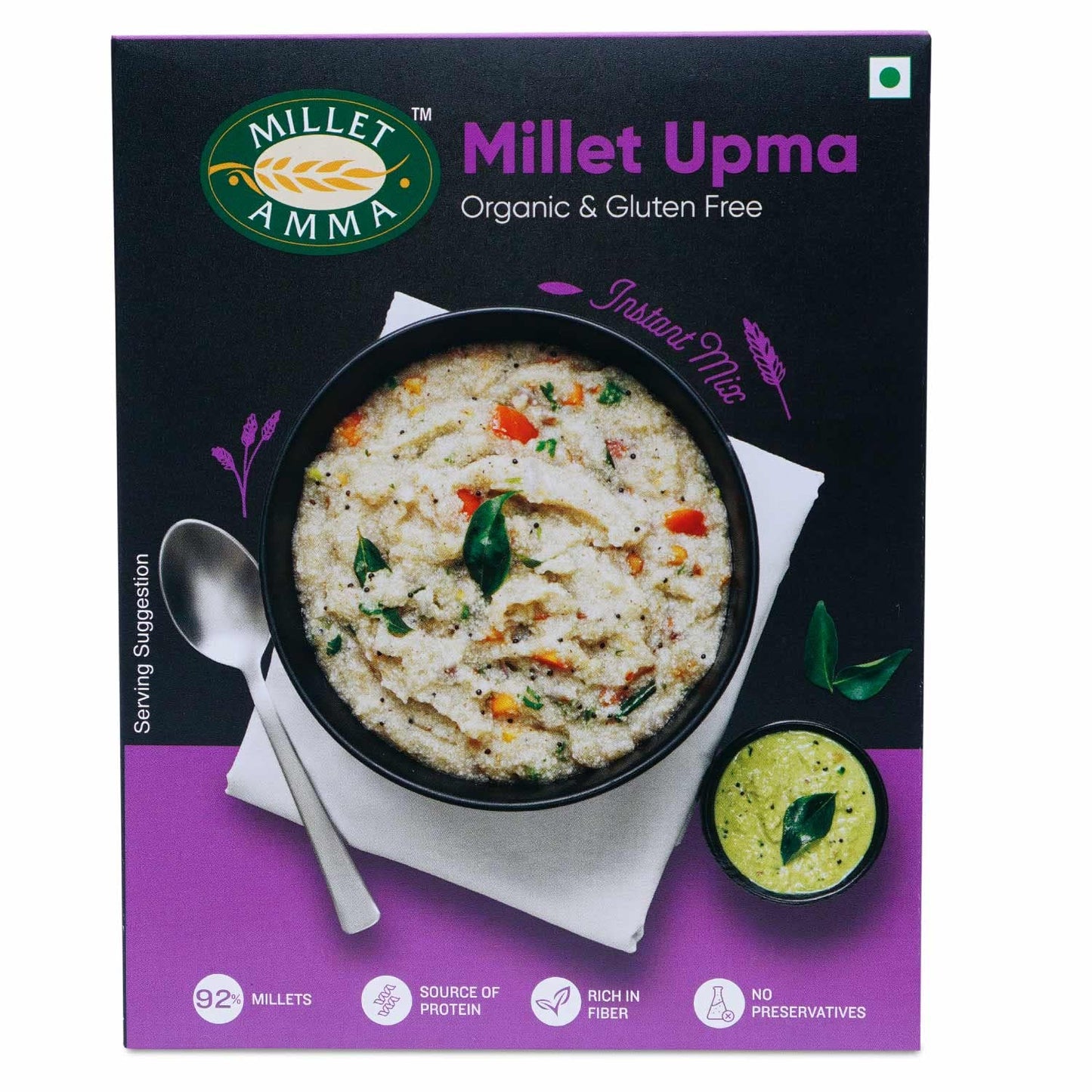 Millet Amma Certified Organic Millet Rava Upma  - 250 gms