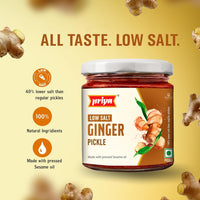 Priya Low Salt Ginger Pickle - 210 gms