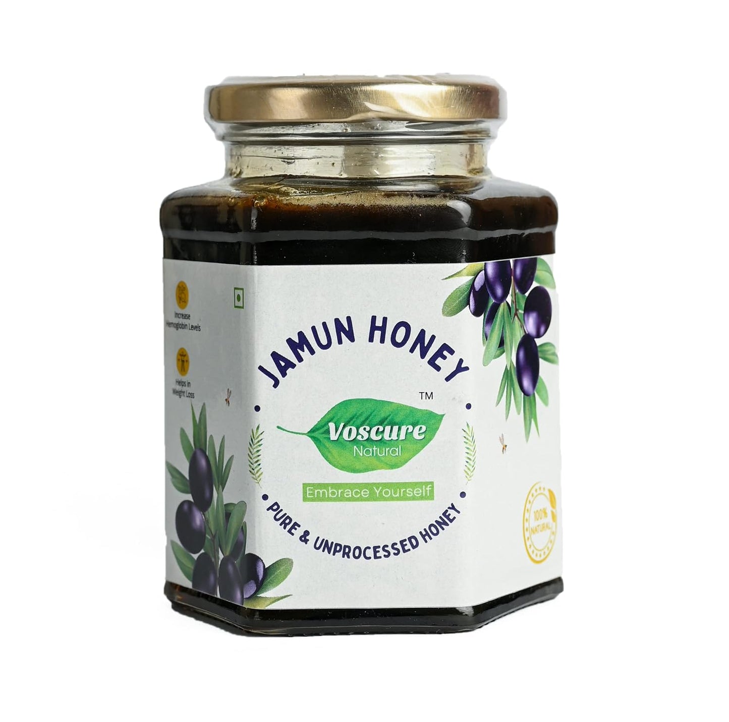 Voscure Natural Jamun Honey - 500 gms