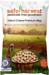 Safe Harvest Pesticide Free Kabuli Chana Premium  500g