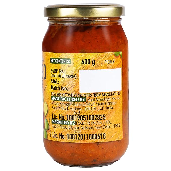 Dabur Hommade Mango Pickle - 400 gms