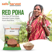 Safe Harvest Red Poha - 500 Gram