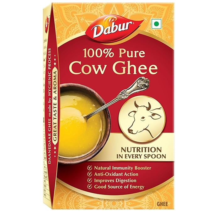 Dabur 100% Pure Daanedaar Cow Ghee - 1 L