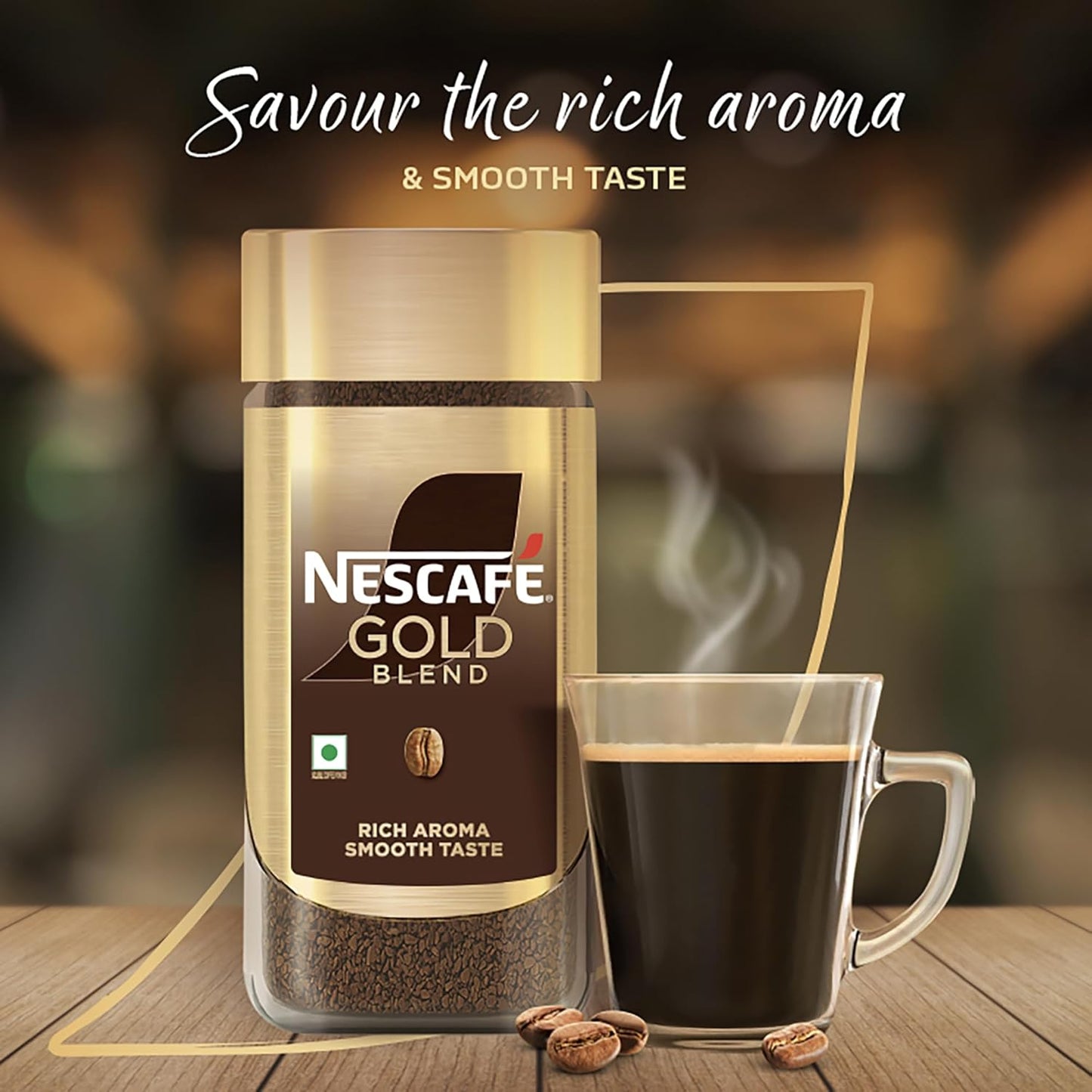 Nescafe Gold Instant Coffee Powder - 50 gms